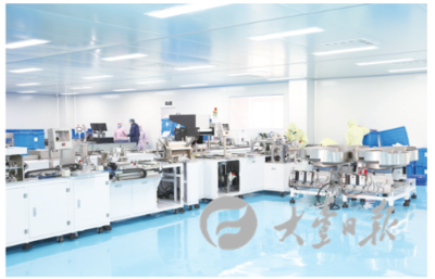 江蘇邁碩醫(yī)療科技工人忙碌生產(chǎn) 助力醫(yī)藥科技發(fā)展